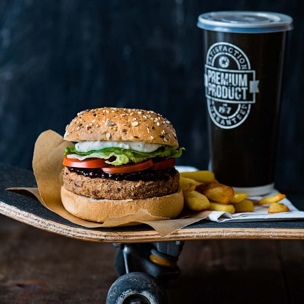 ©Studio Pixellie - Photographie culinaire -burger-vegetarien